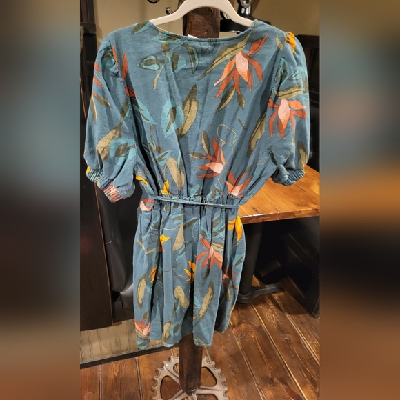 Ava & Viv Linen-Blend Dress 1X - Picture 5 of 6